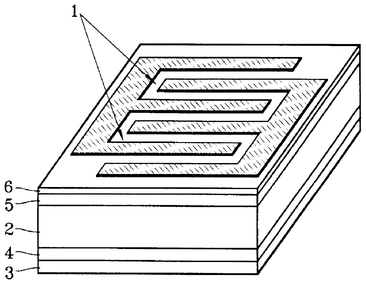 Metal-semiconductor-metal photodetector