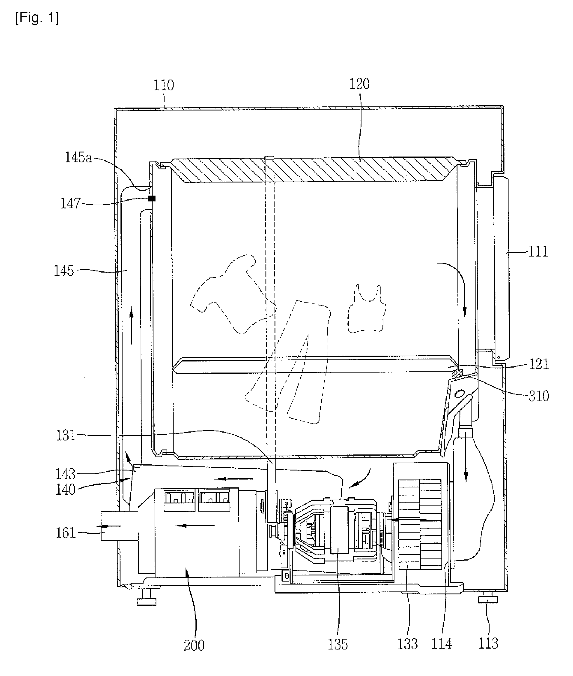 Dehumidifying apparatus for dryer