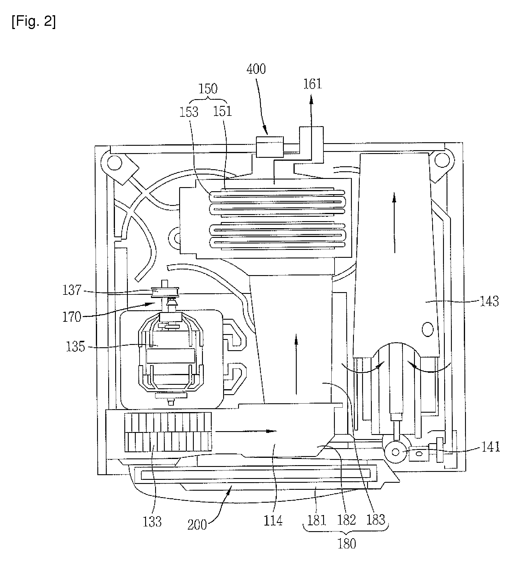 Dehumidifying apparatus for dryer