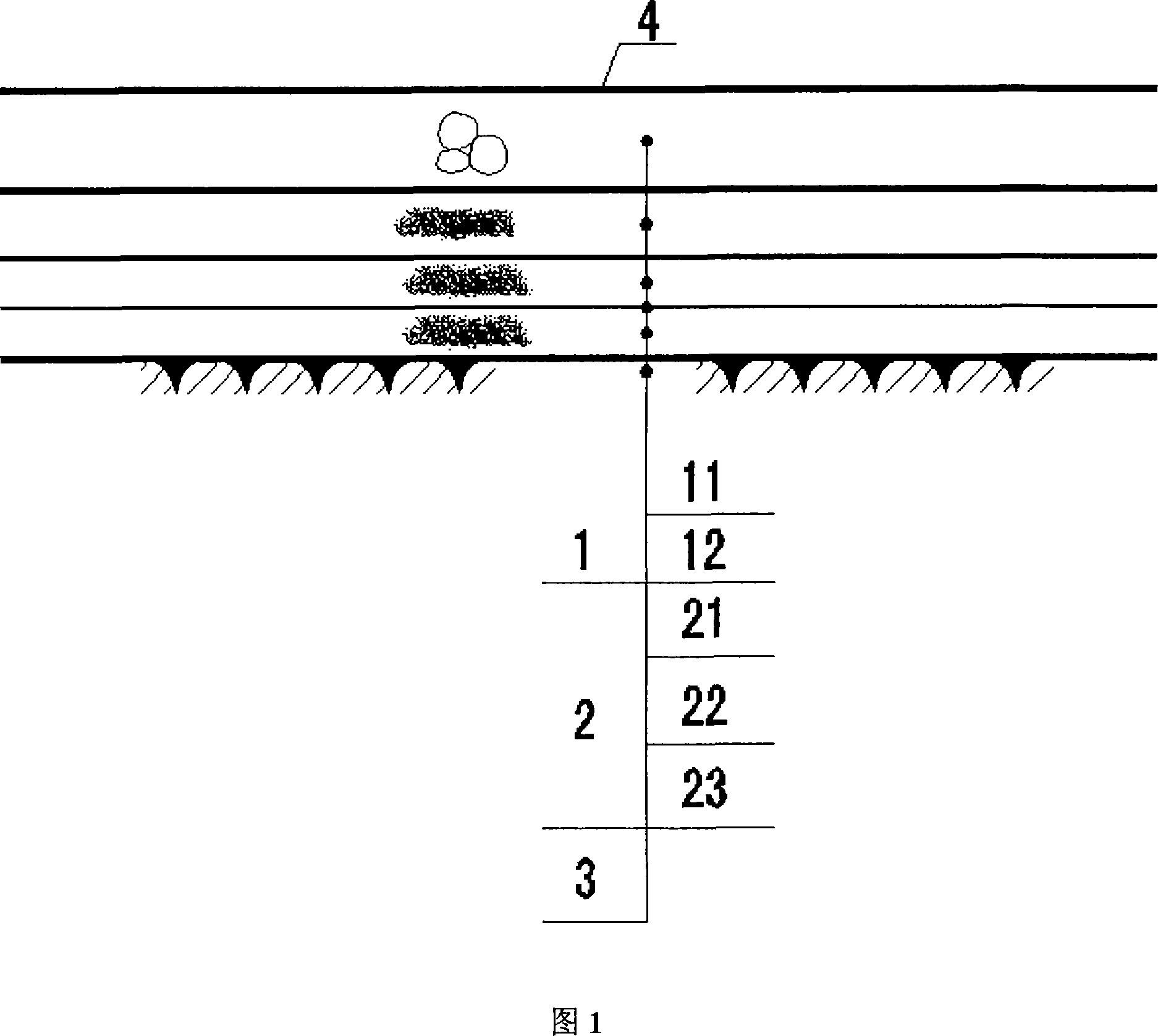 Natural river alta-mud sandwich seepage-reducing method