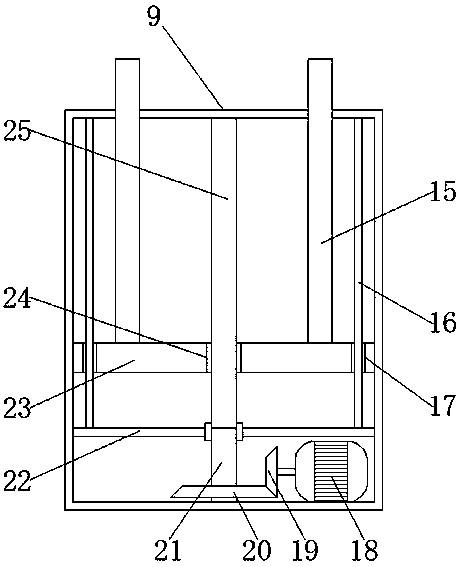 Electroplating hanging frame convenient to adjust