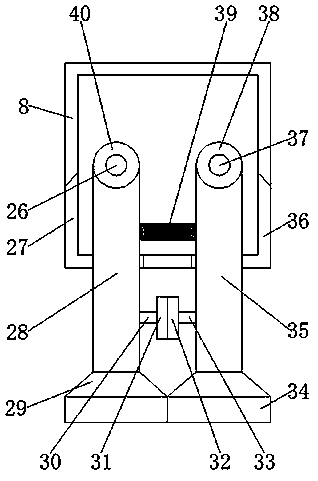 Electroplating hanging frame convenient to adjust