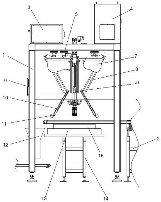 Vibrating, arranging and paving system for small-package materials