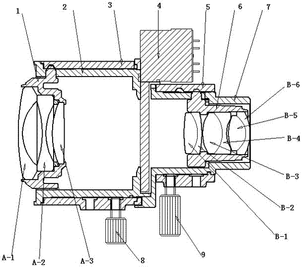 High-resolution day and night dual-use economical zoom camera lens and method of use thereof