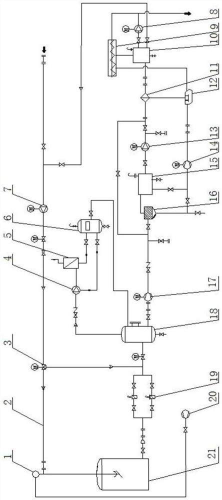 A tank cleaning system and cleaning method