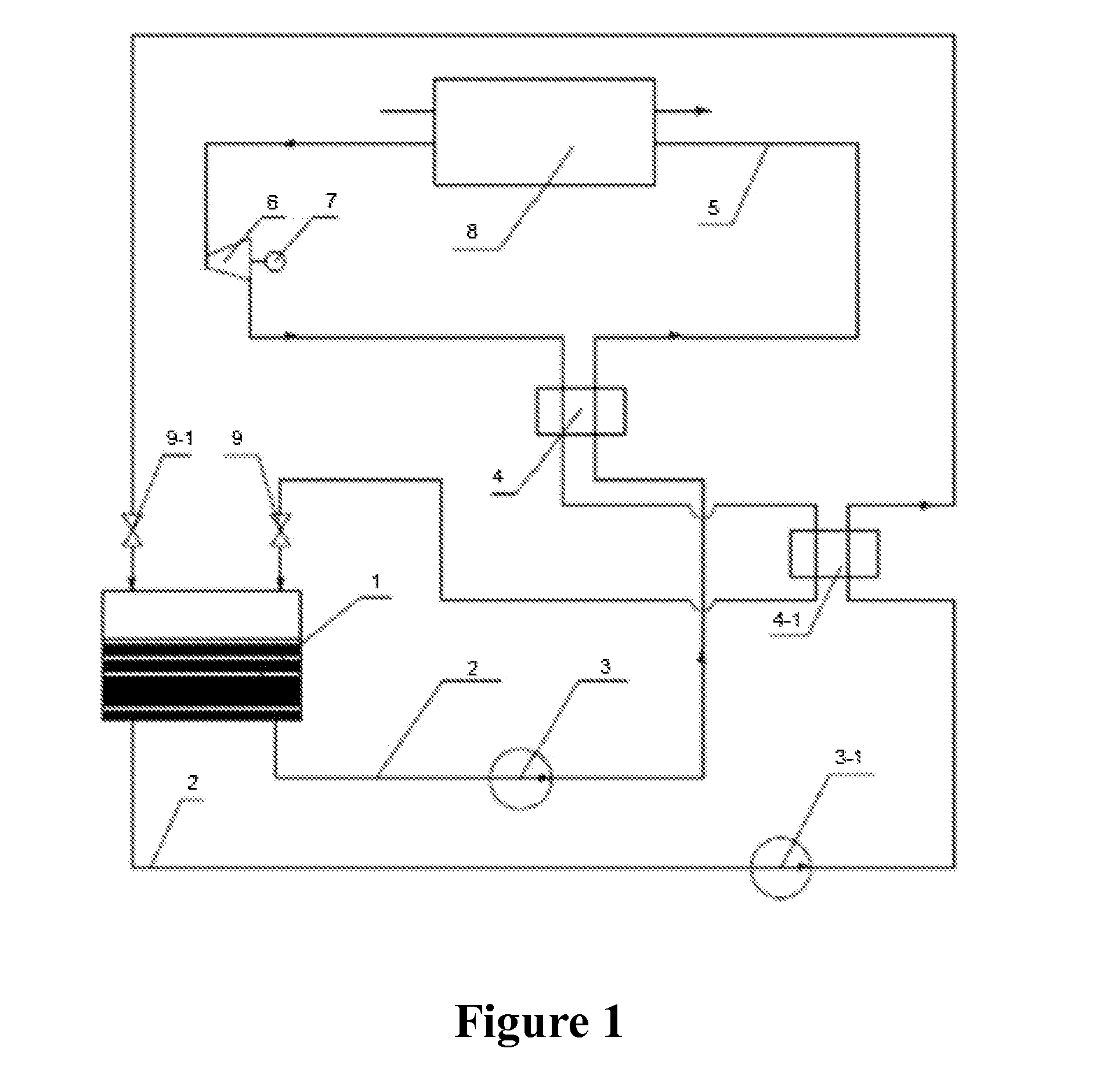 Overlapping type freezing-force circulation refrigeration unit (high pressure side)