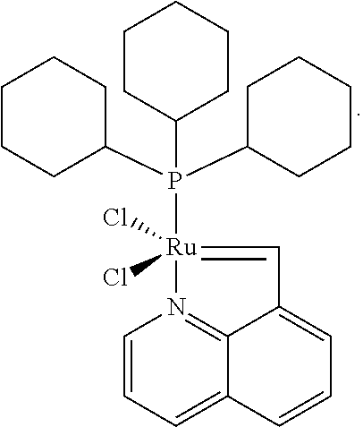 Complex of ruthenium, method of production thereof and use thereof as (pre)catalysts of the metathesis reaction