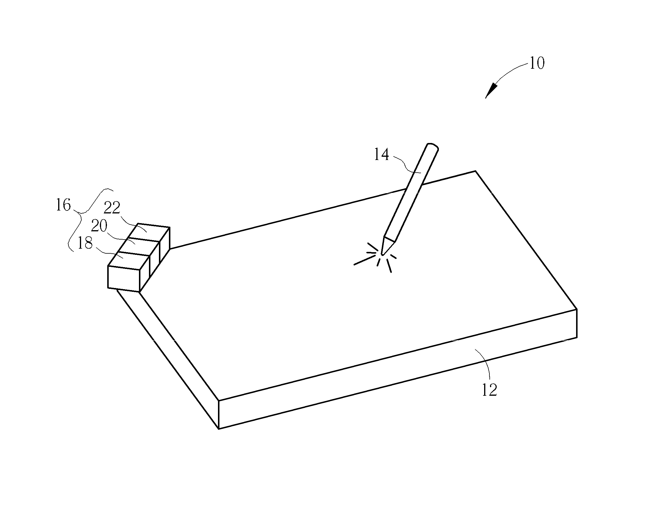 Coordinate positioning module, optical touch system, method of detecting power of an active touch medium, and method of switching modes of the active touch medium