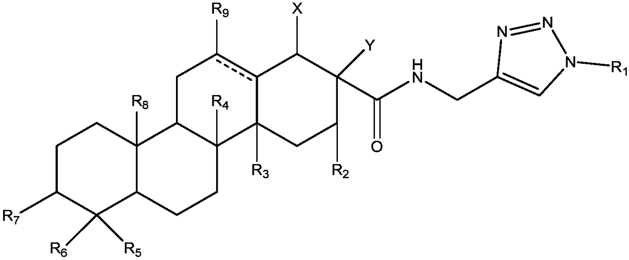 Triterpene-oligosaccharide conjugates and application thereof