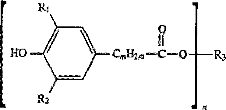 Method for synthesizing hindered phenol antioxidants