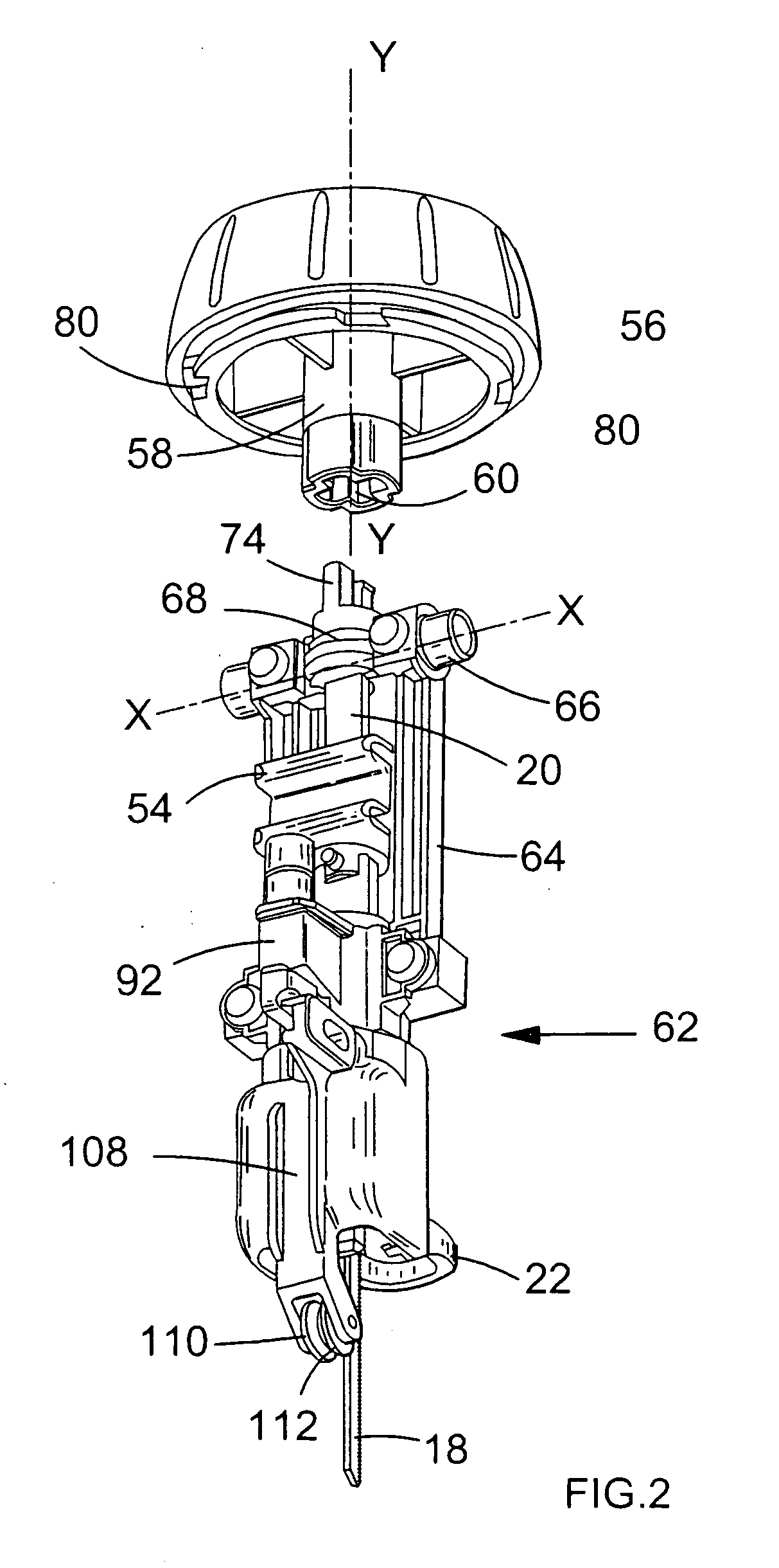 Output shaft assembly for power tool and power tool incorporating such assembly