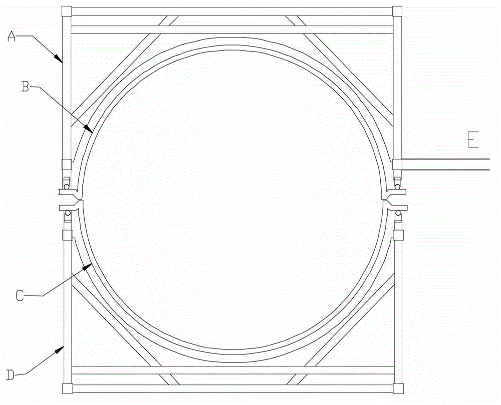 Method and device for adjusting mold clamping dislocation of fan blade mold