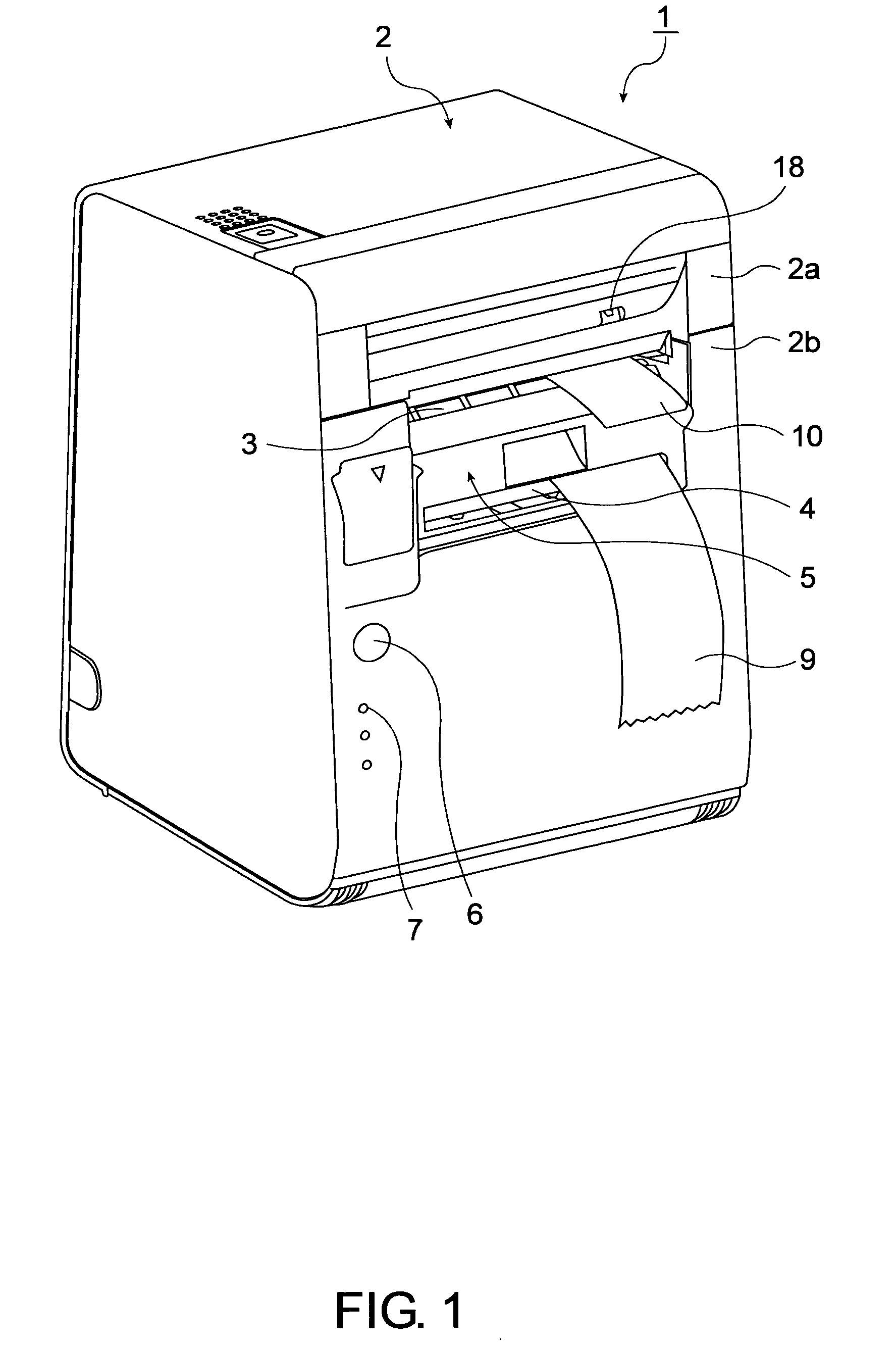 Label printer with a label peeling mechanism and a control method for the same