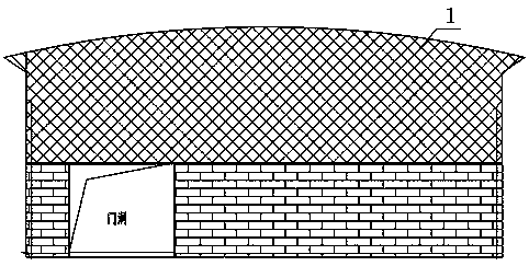 A control and cooperative treatment system for unorganized waste gas emission of a delayed coking coke storage tank