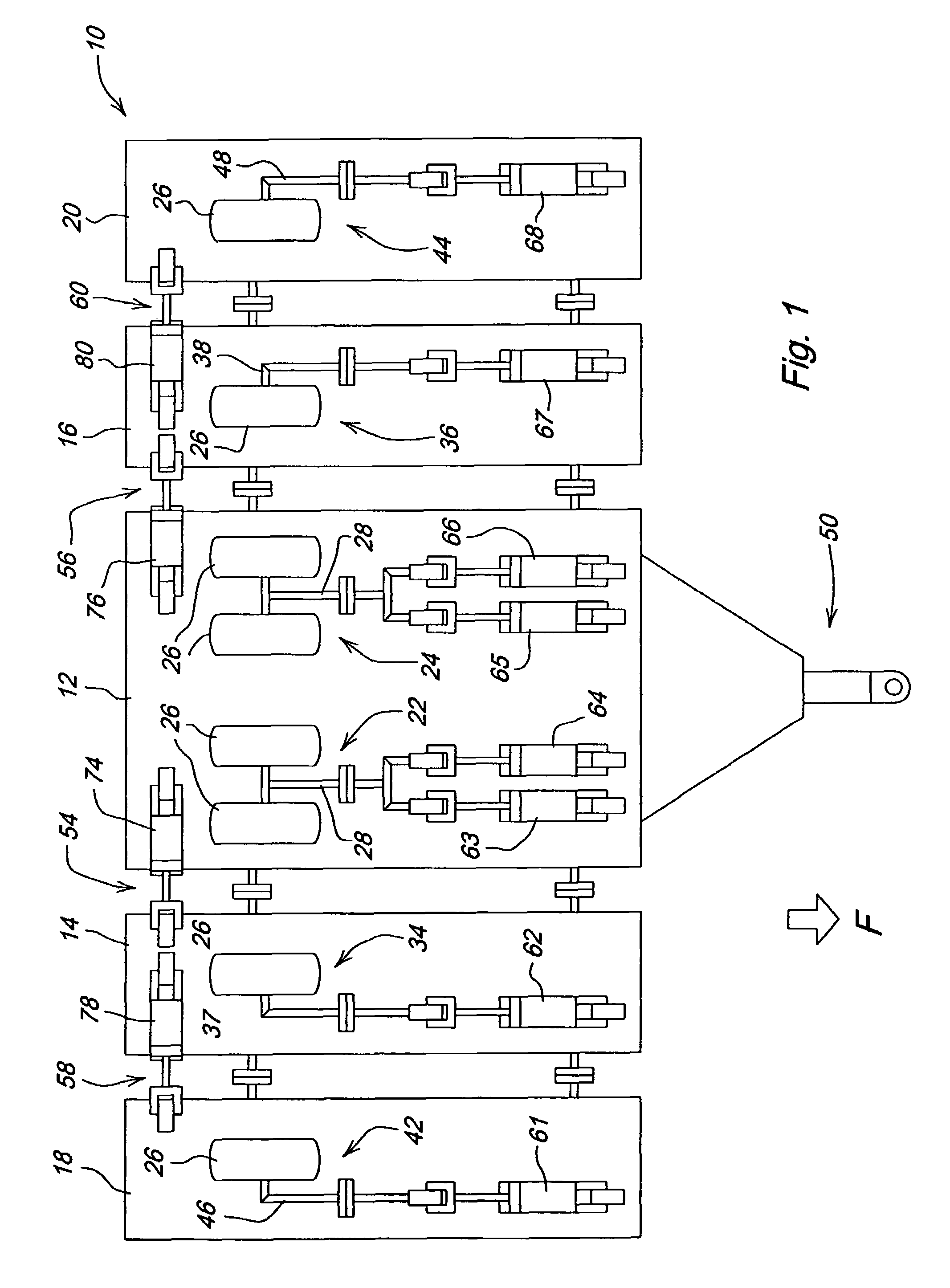 Cylinder synchronization for an implement lift system