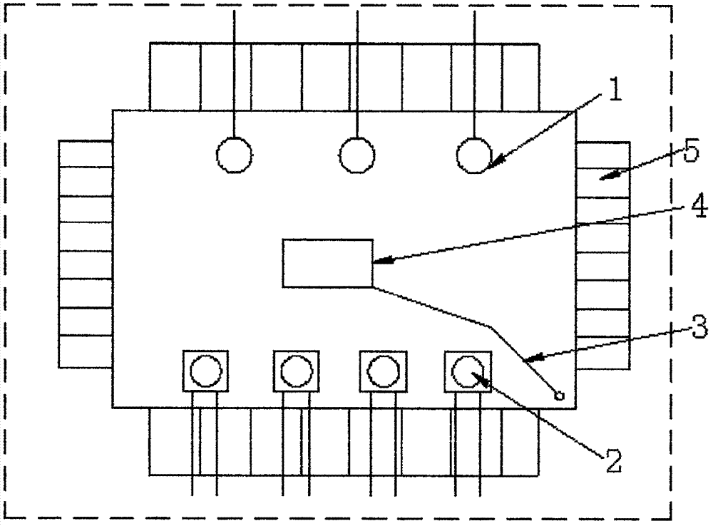 Transformer integrated temperature monitoring device for infrared image recognition