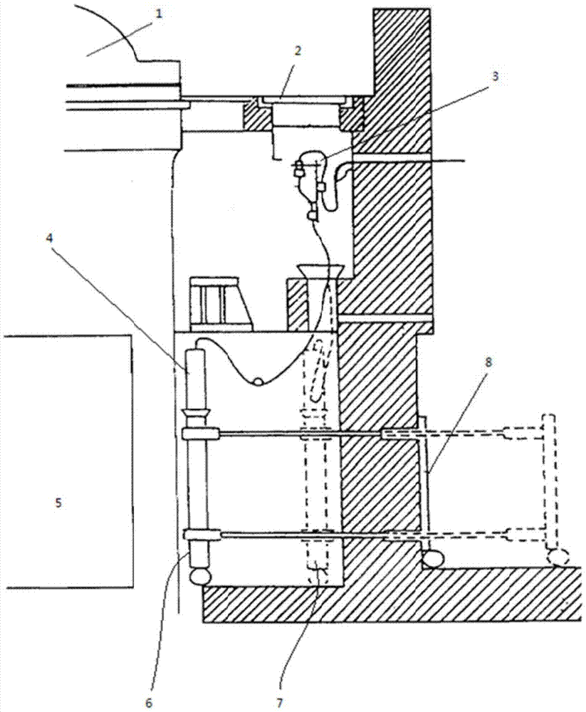 Nuclear instrument system for nuclear power station and positioning method thereof