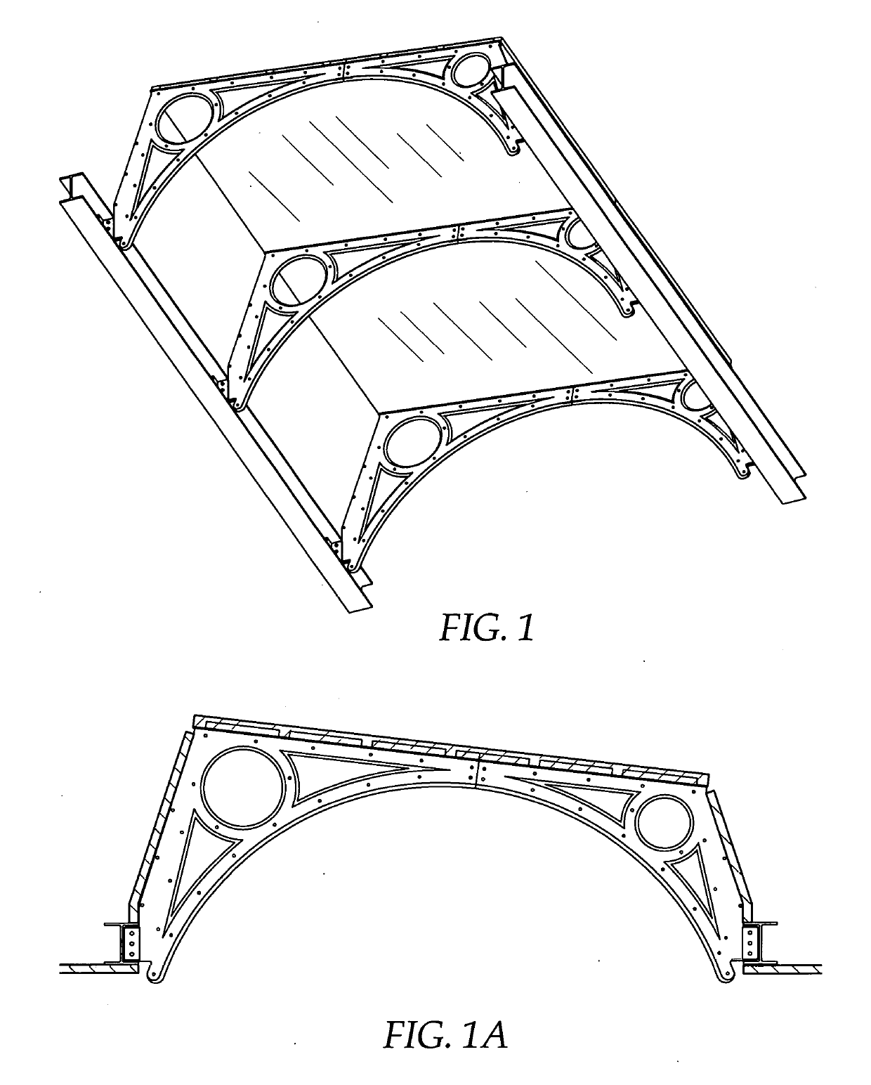 Laminated structural arch system