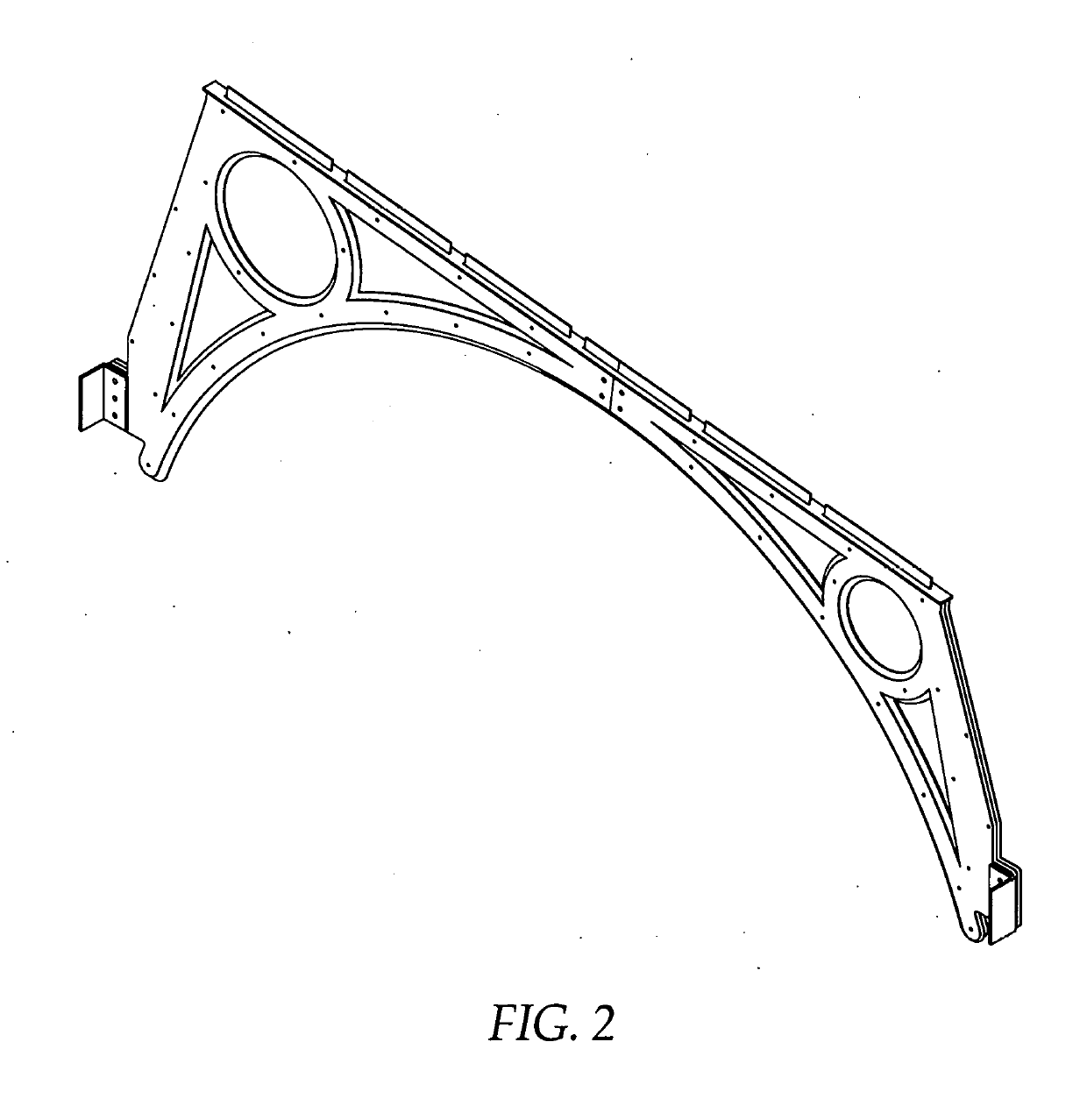 Laminated structural arch system