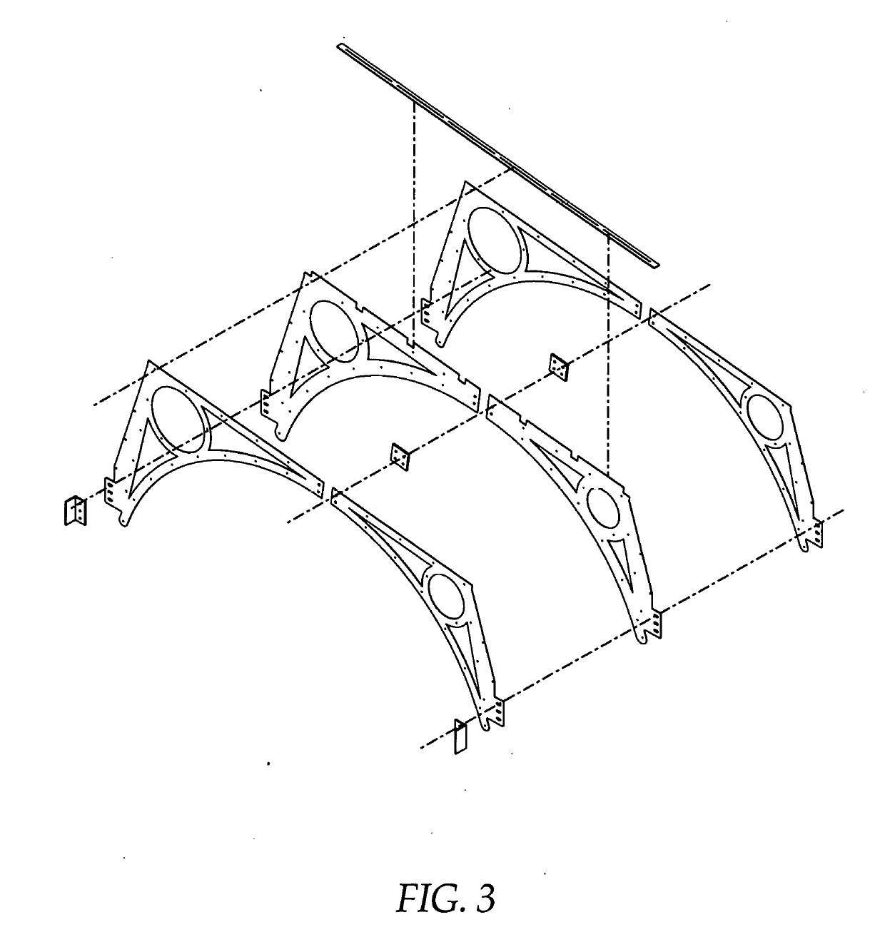 Laminated structural arch system