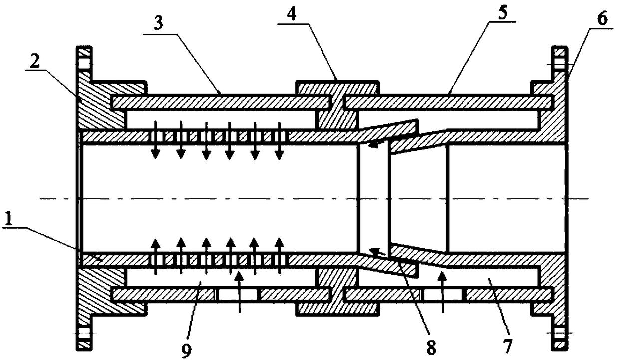 Double-air-inlet pneumatic lifting pump