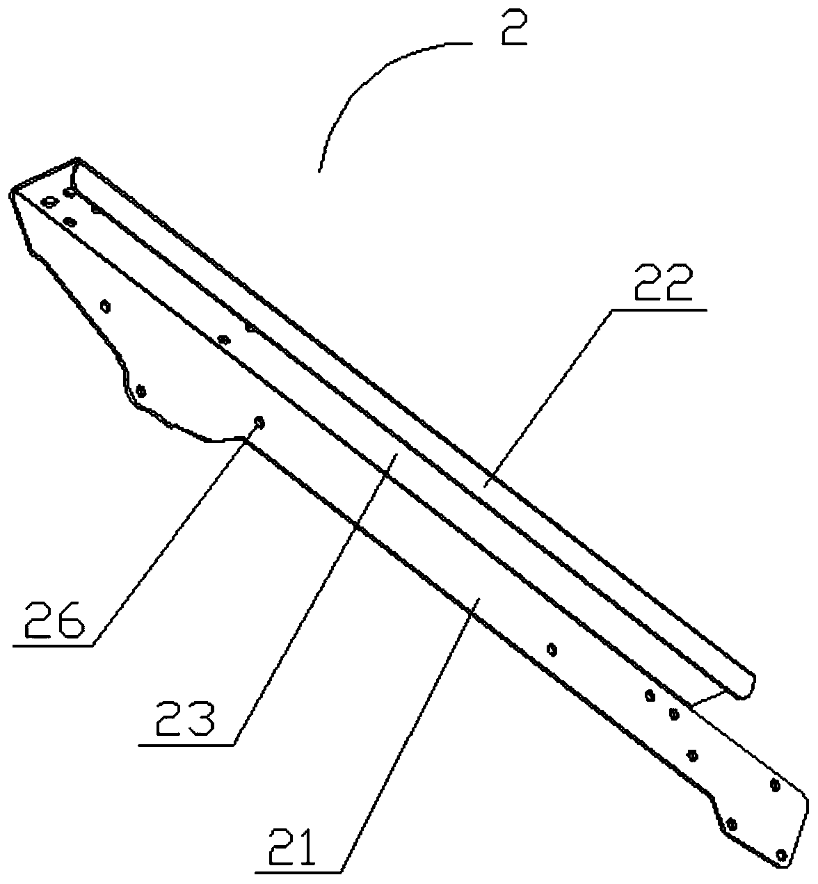 Supporting plate and supporting assembly frame