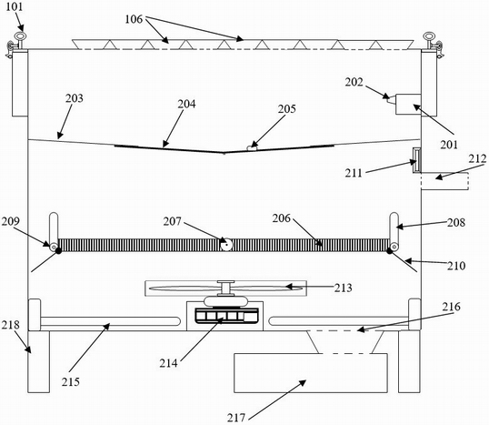 Intelligent livestock excrement collecting and treating device