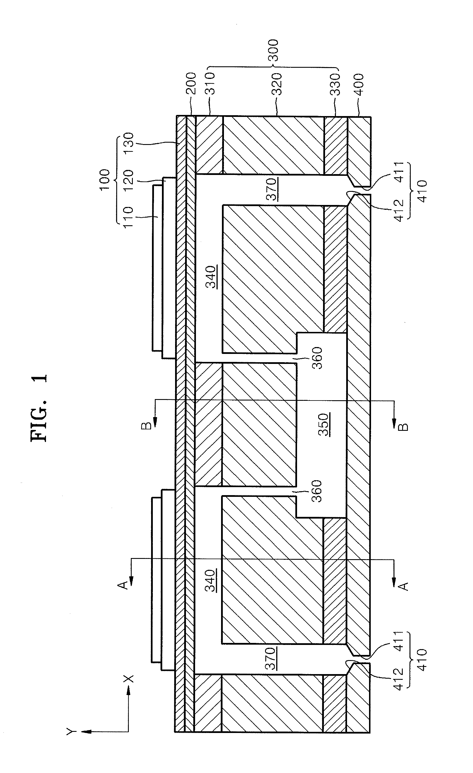 Piezo-electric type page width inkjet printhead and image forming apparatus having the same