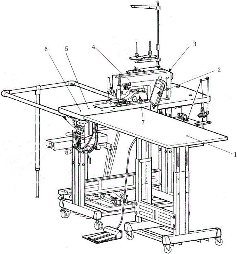 Industrial splicing and sewing machine easy to operate