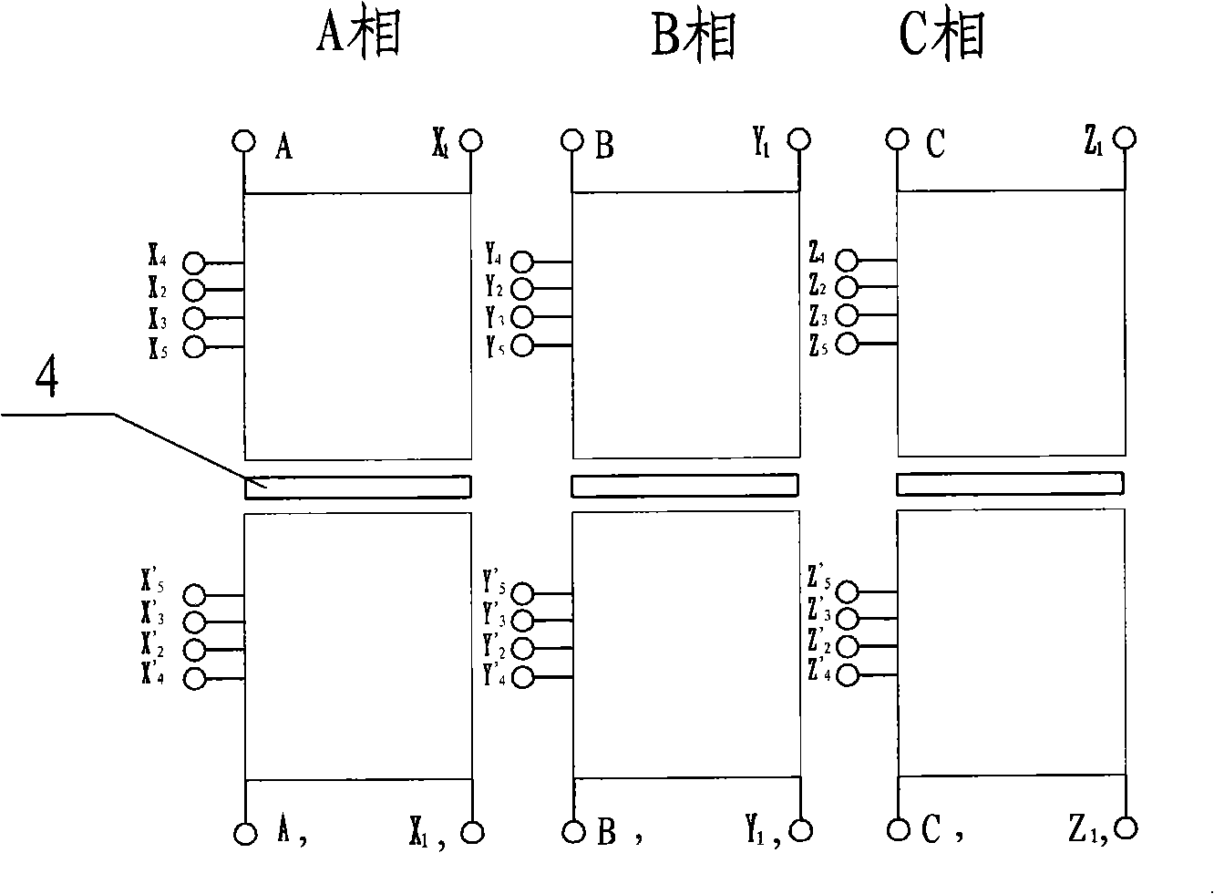 Oil-immersed power transformer