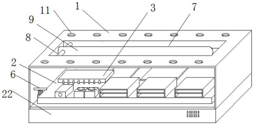 Composite analog signal processing ICX chip and preparation process thereof