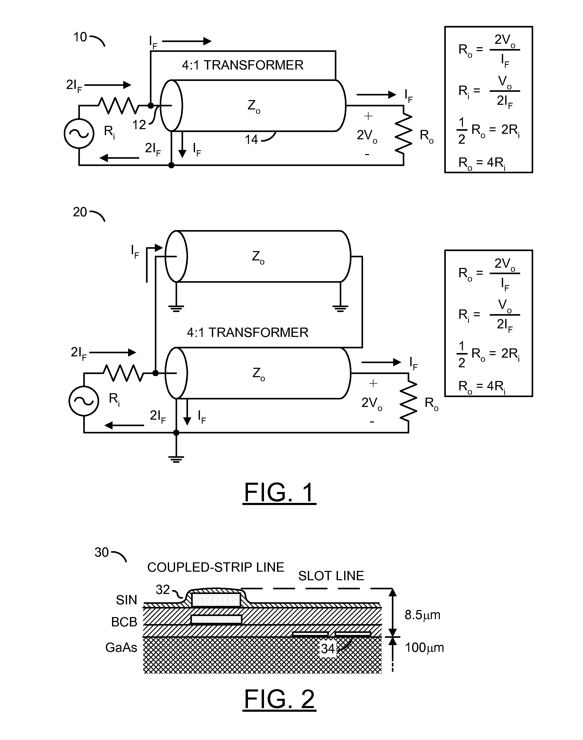 Broadside-coupled transformers with improved bandwidth