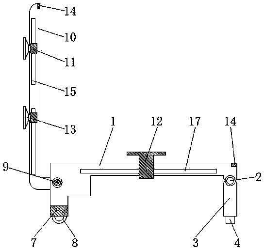 Convenient-to-use work platform capable of ensuring glass splitting safety