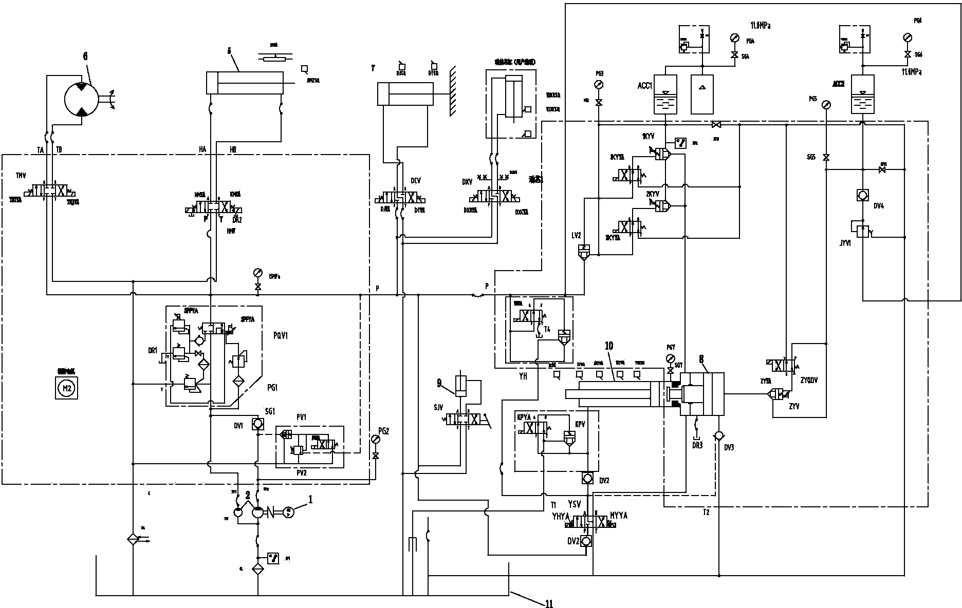 Servo driving type die-cast machine