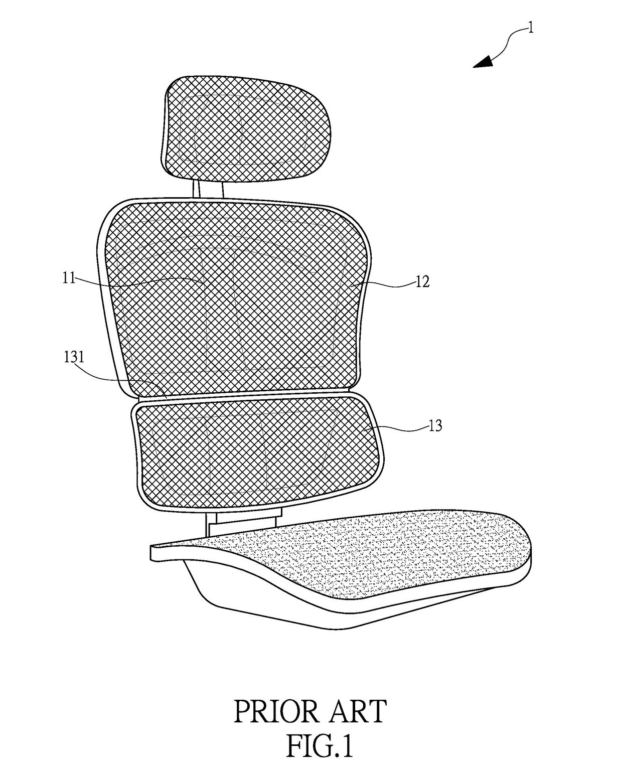 Chair back structure