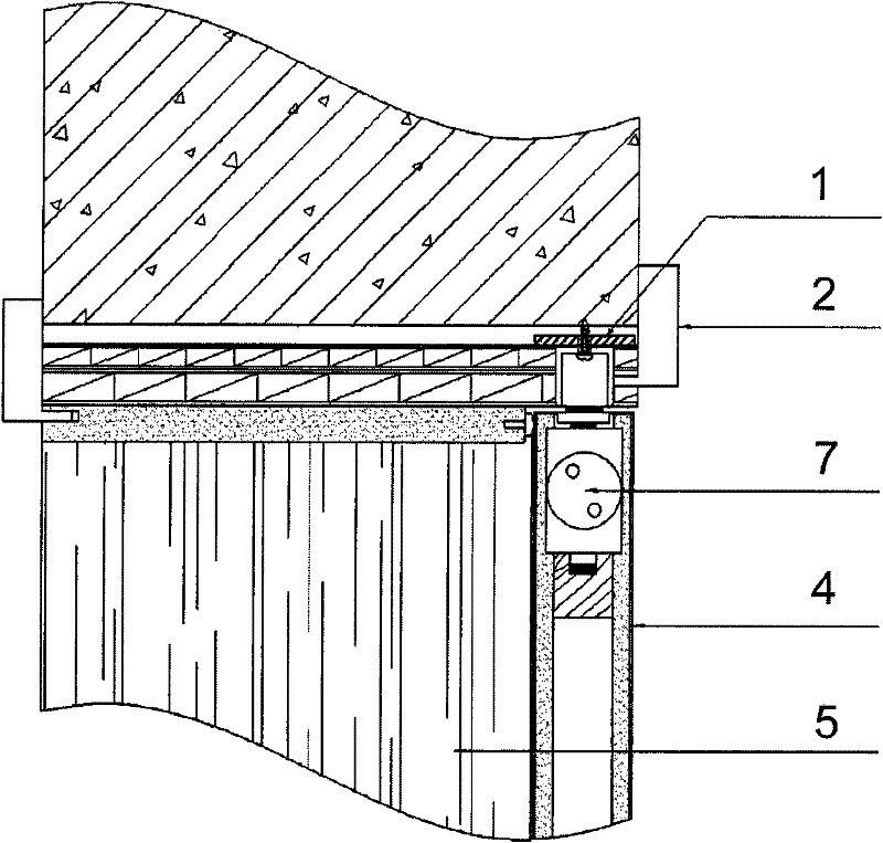 Wood door with hidden door closer