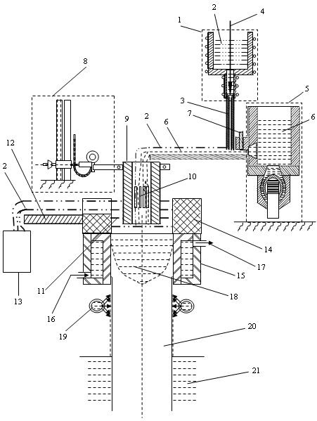Method for preparing copper and copper-alloy cast ingots by electroslag refining technology