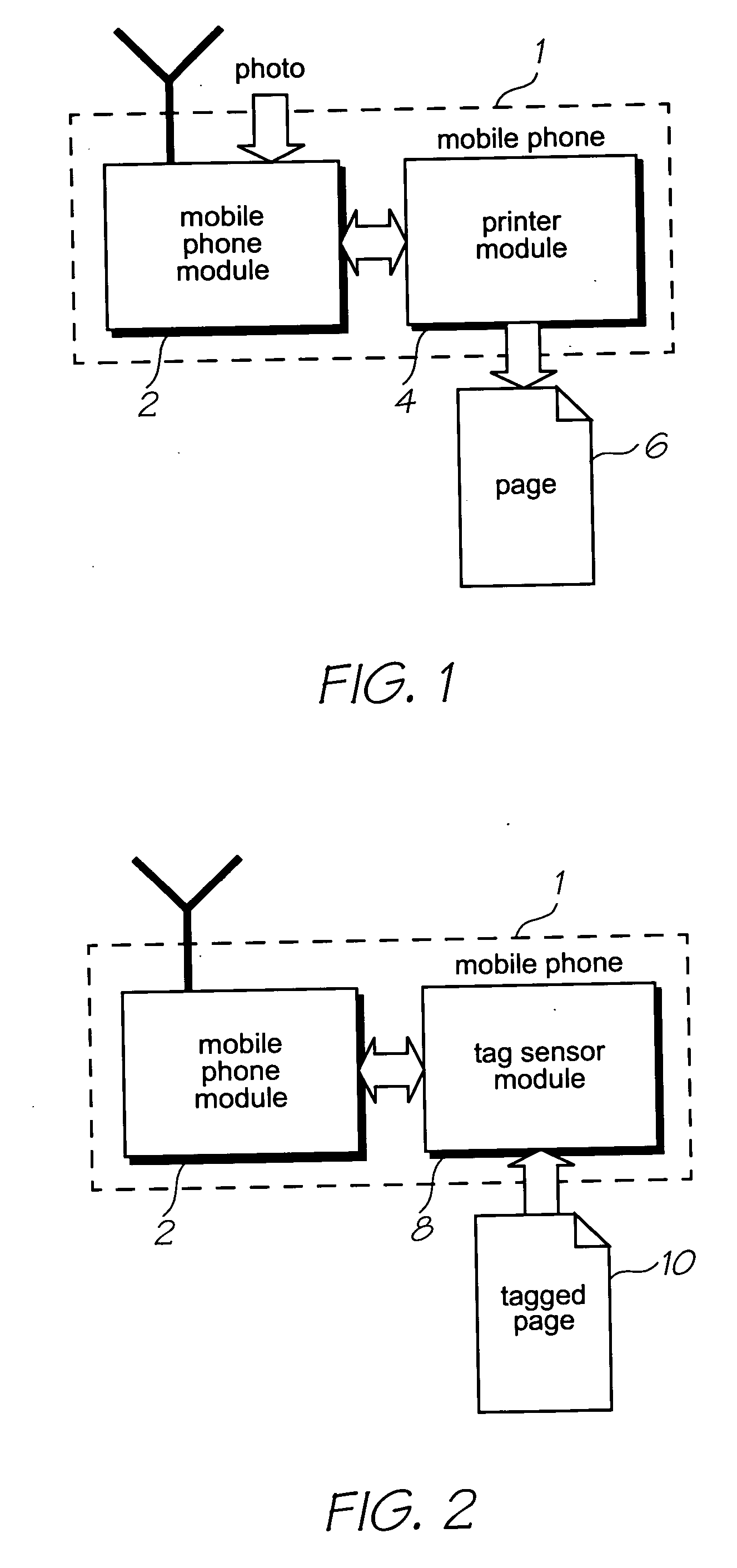 Mobile telecommunication device with a printhead and media sheet position sensor