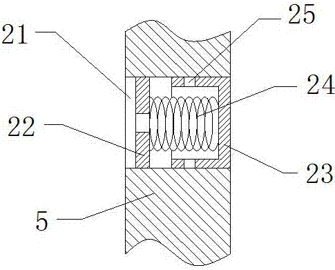 Tar separation device of carbon molecular sieve