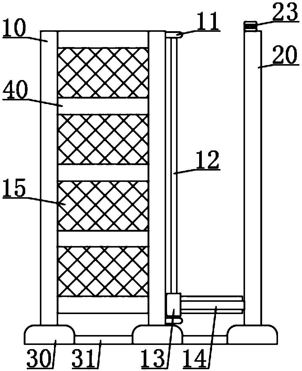 Lifting type stereo garage location