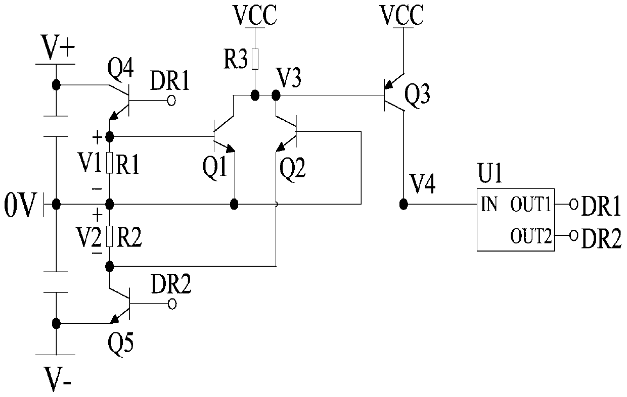 Dual-bus dual-power-tube current-limiting circuit, chip and electronic device