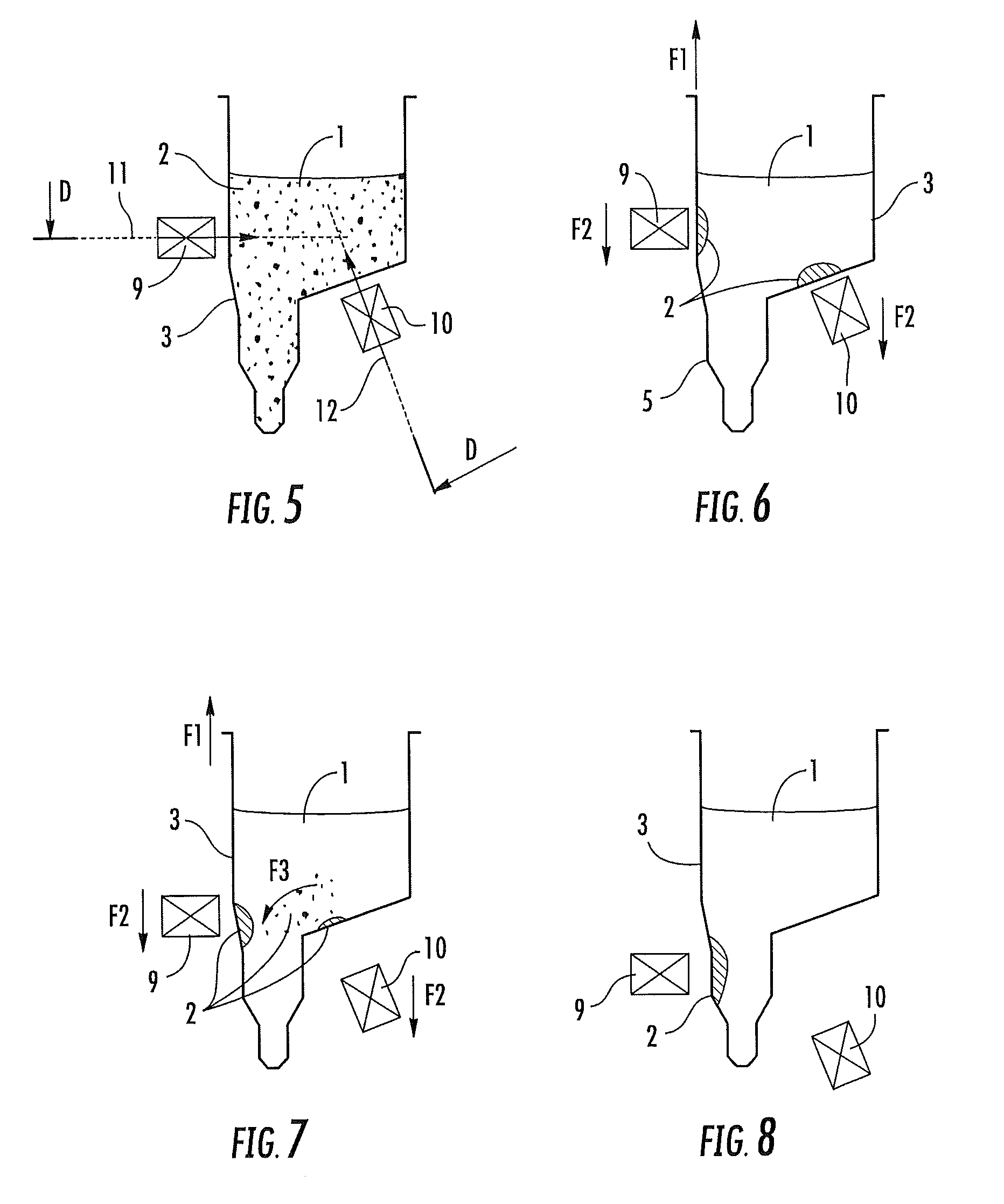 Devices for separating, mixing and concentrating magnetic particles with a fluid