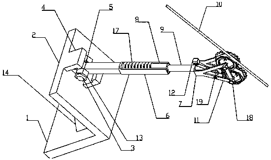 A device with the function of converting the speed direction of the steel wire rope of the friction hoist