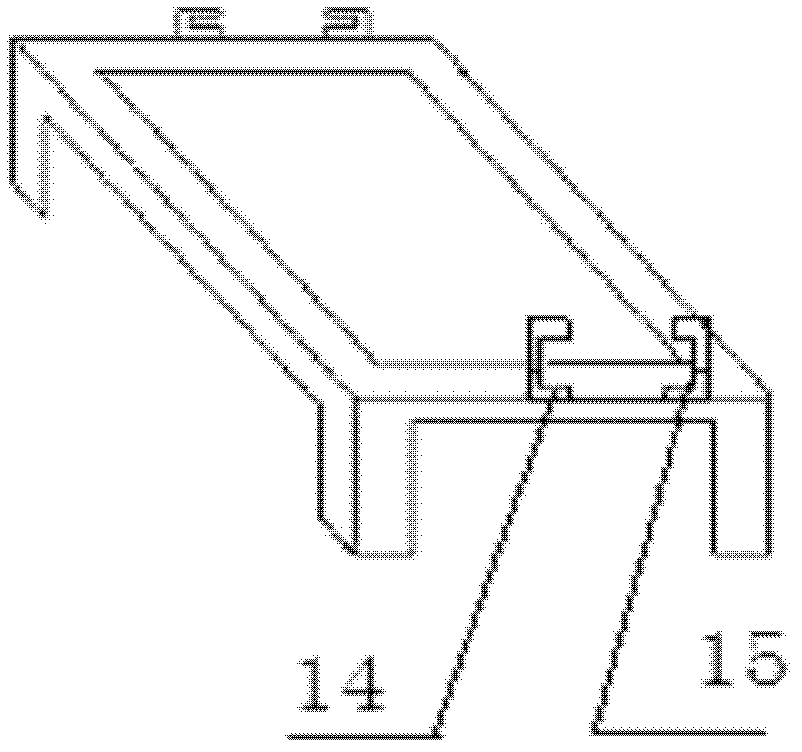 Manhole cover opening and closing movement device