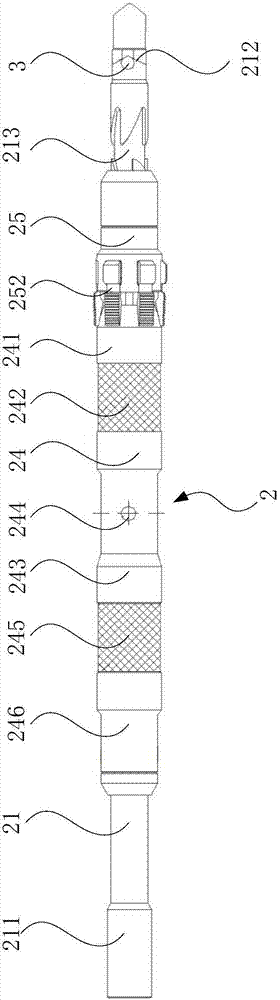 Fracturing hole opening and closing system