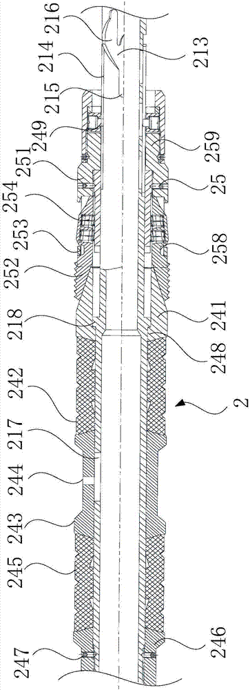Fracturing hole opening and closing system