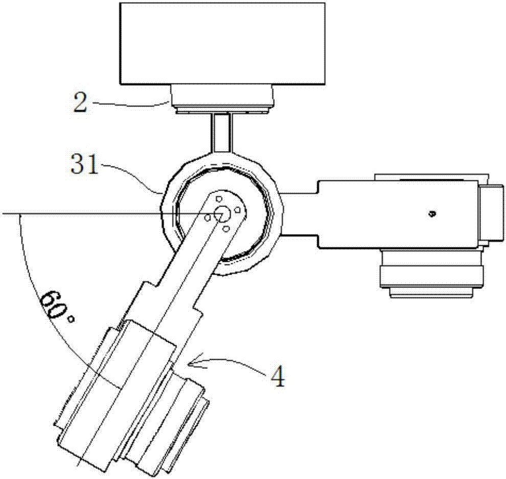 Multiple-angle and double-camera oblique photography device and system
