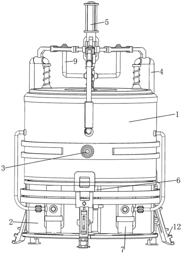 Copper smelting sludge resourceful treatment device