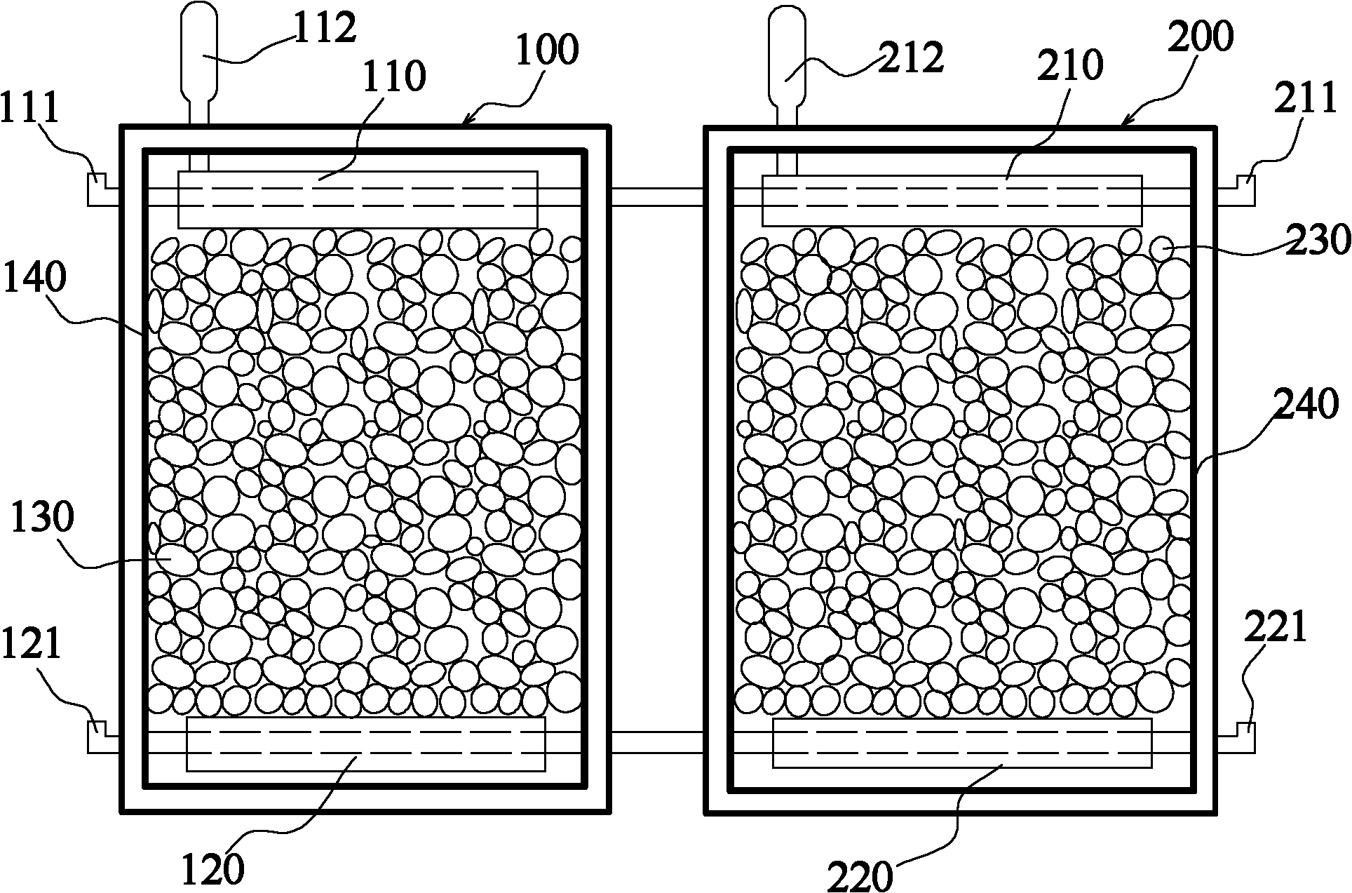 Heat storage and heat supply device for phase-change material