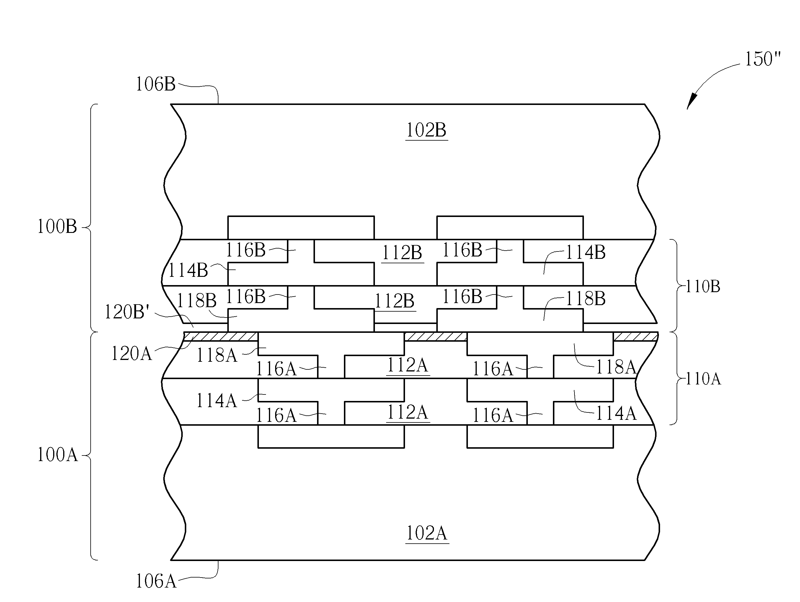 Stacked semiconductor structure